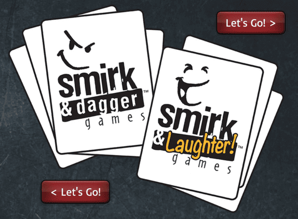Smirk and Dagger & Smirk and Laughter logos